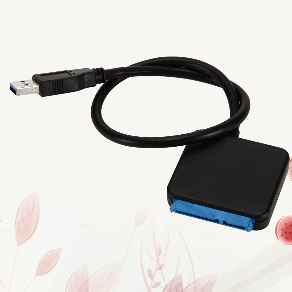 

Hard Drive Easy 3.5 Inch Usb3.0 To Adapter Cord 5Gbps Transfer Rate Plug Play Black Data Cable For Laptop
