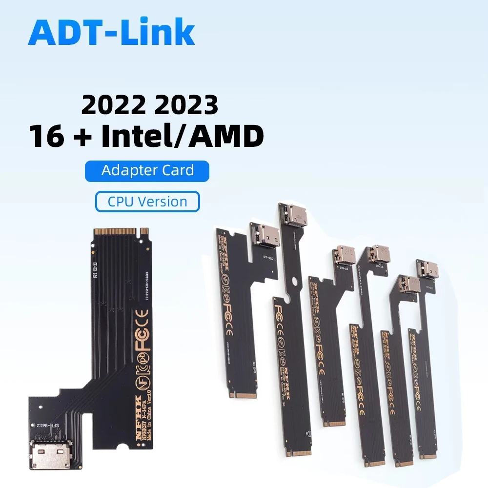 M.2 M-Key to OCuLink SFF-8612 Adapter Card for ThinkBook 14+ 16+, Laptop External Graphics Card eGPU PCIe Riser