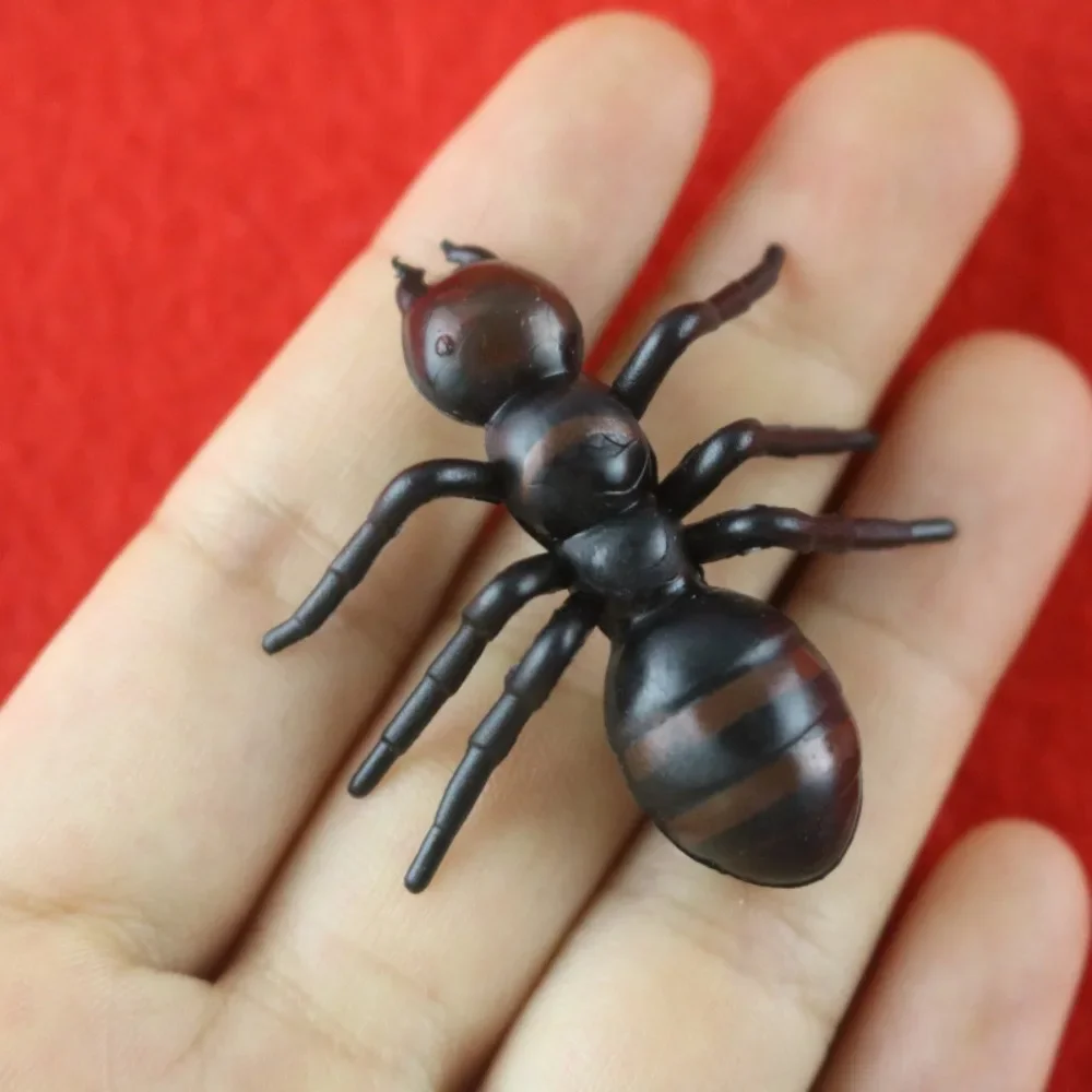 Easter Plastic Black Simulation Big Ants Small Insects Accessories Halloween Trick Props