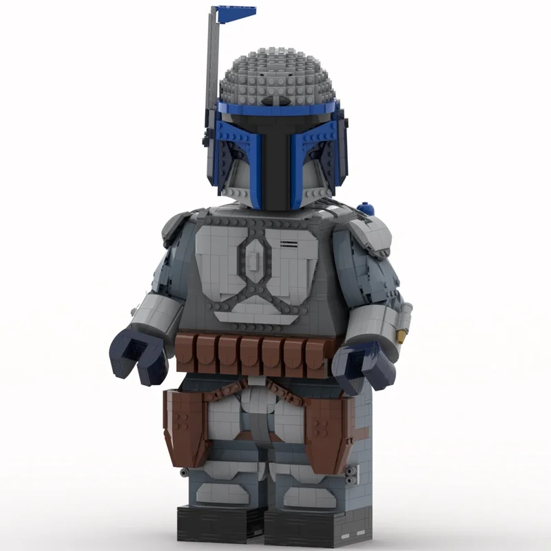 2486 قطعة MOC جانغو فيت Megafigure ستار معركة نموذج اللبنات العمارة الإبداعية لعبة فكرة هدية الكريسماس التعليم الاطفال #6