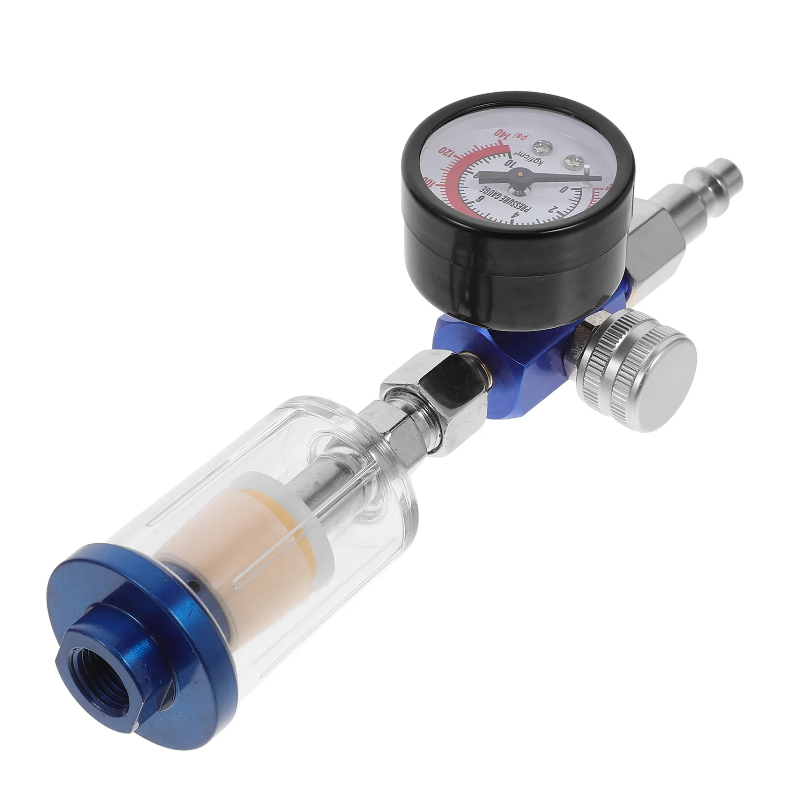 

Adjustable Air Pressure Regulator Valve Oil Water Separator Compressor Airflow Control Valve Paint Sprayer Airbrush Pneumatic