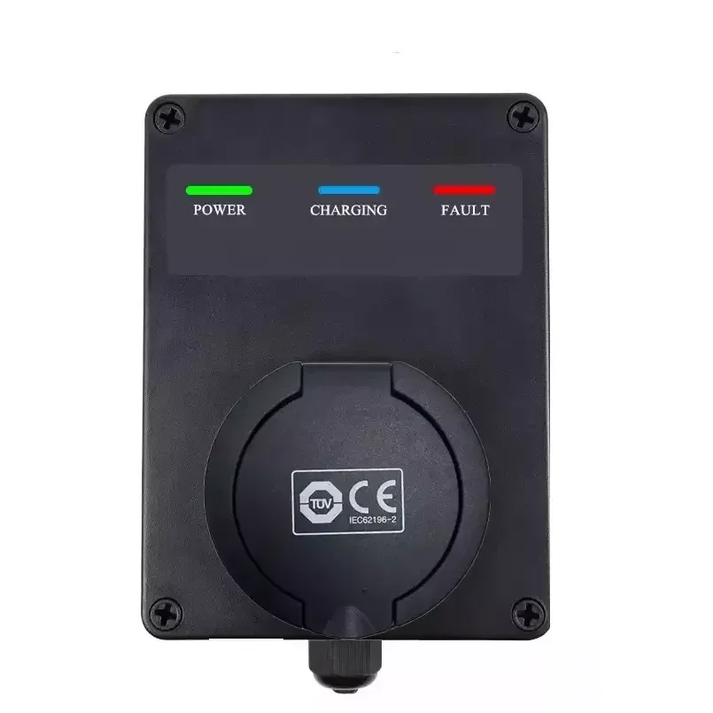 Electric Vehicle Charging Station Type 2 Socket IEC 62196-2 EV Charger Connector EVSE Wallbox 22KW 32A 3Phase AC For Home Use