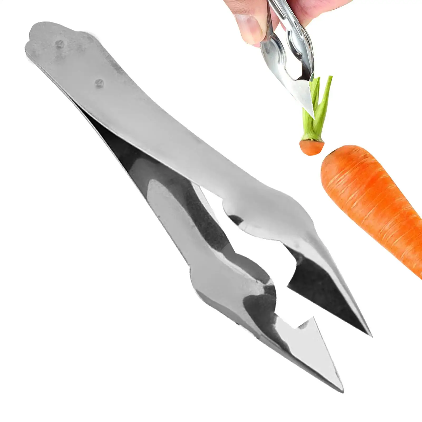 strawberry stem remover Pineapple Tweezers Multi-functional Fruit Core Remover Stainless Steel Kitchen Gadget