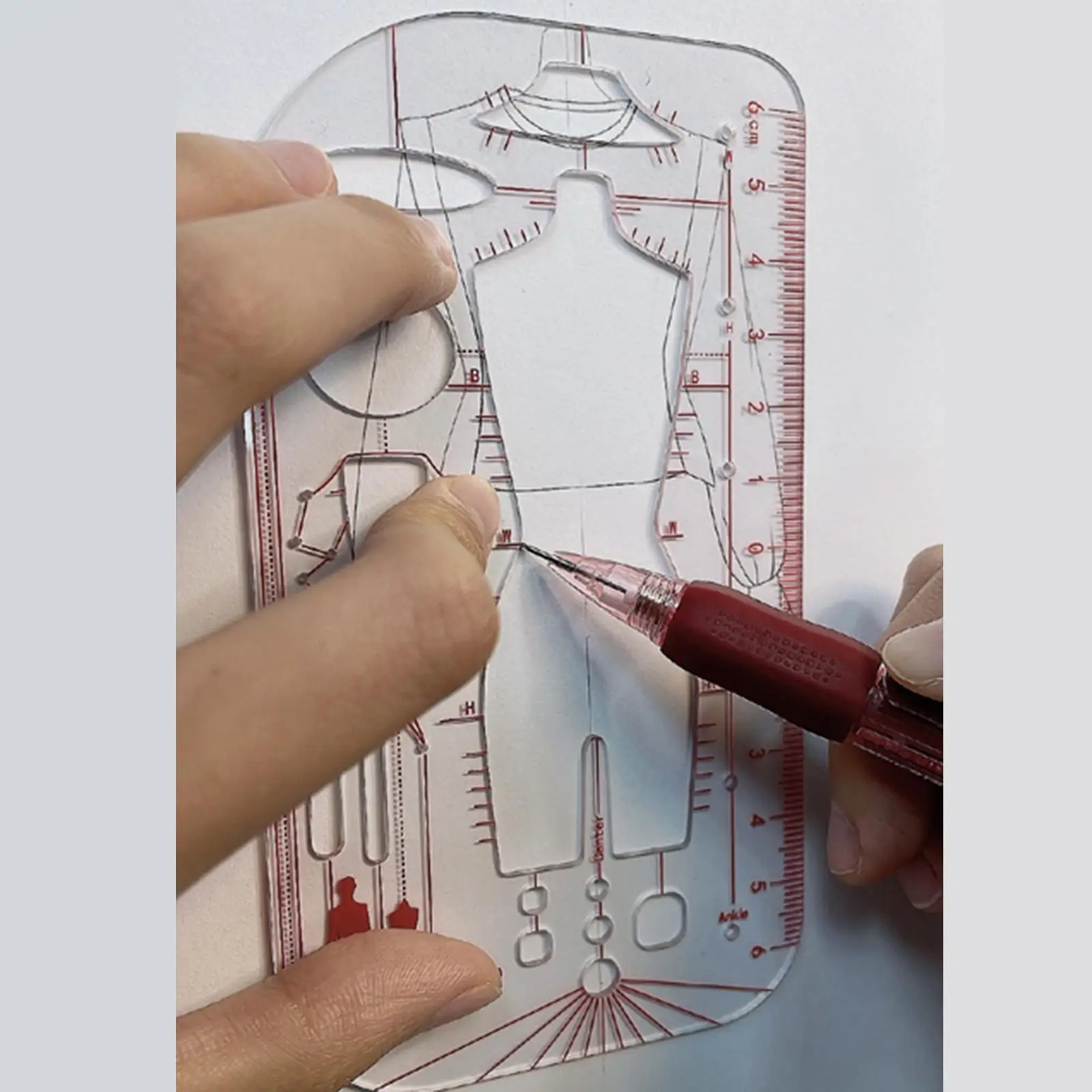 Fashion Figure Template Clothing Drafting Templates Human Figure Template School Painting Template Ruler Drawing Template Ruler