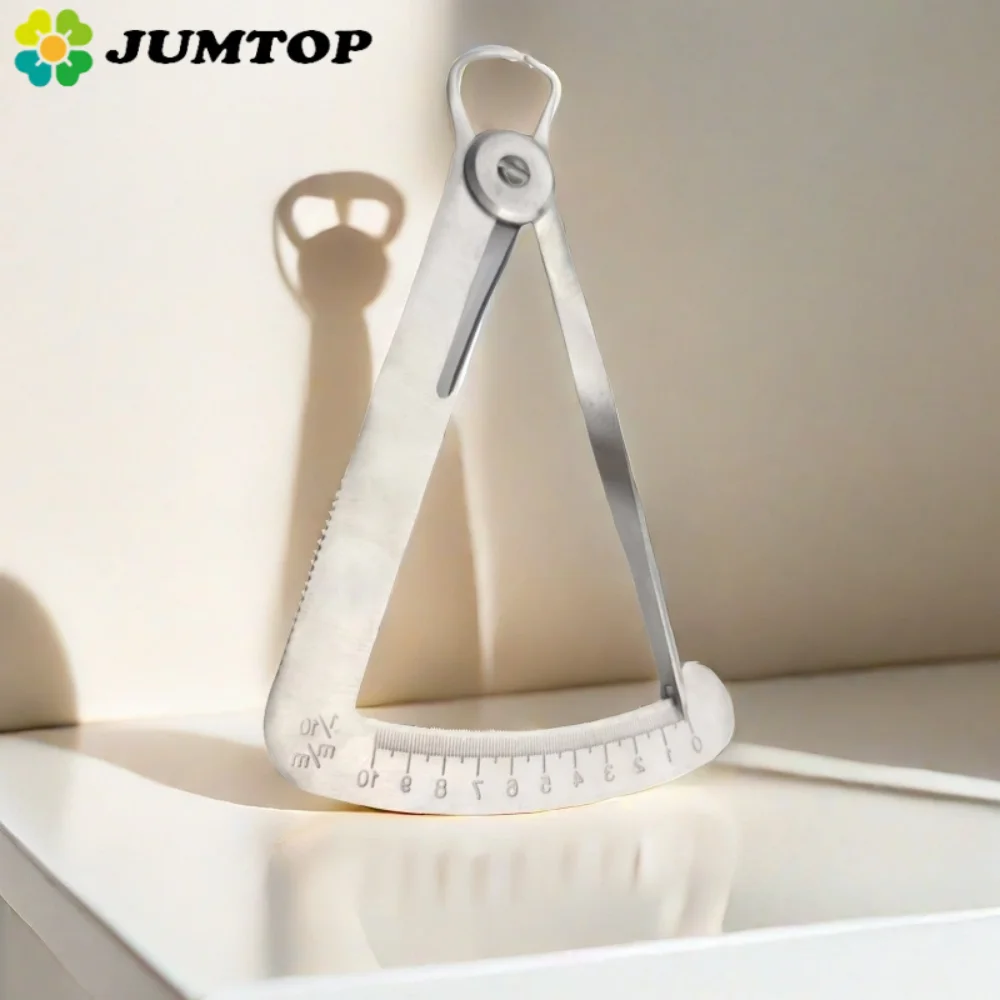 

Stainless Steel Dental Wax Gauge Caliper Tool, Precision Thickness Measuring for Crown Bridge Wax Modeling, Orthodontic Lab