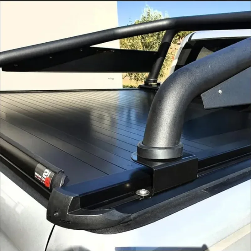 Pickup truck rear top cover for JAC T6 T8 aluminum hard tonneau  roller lid built-in LED and lock