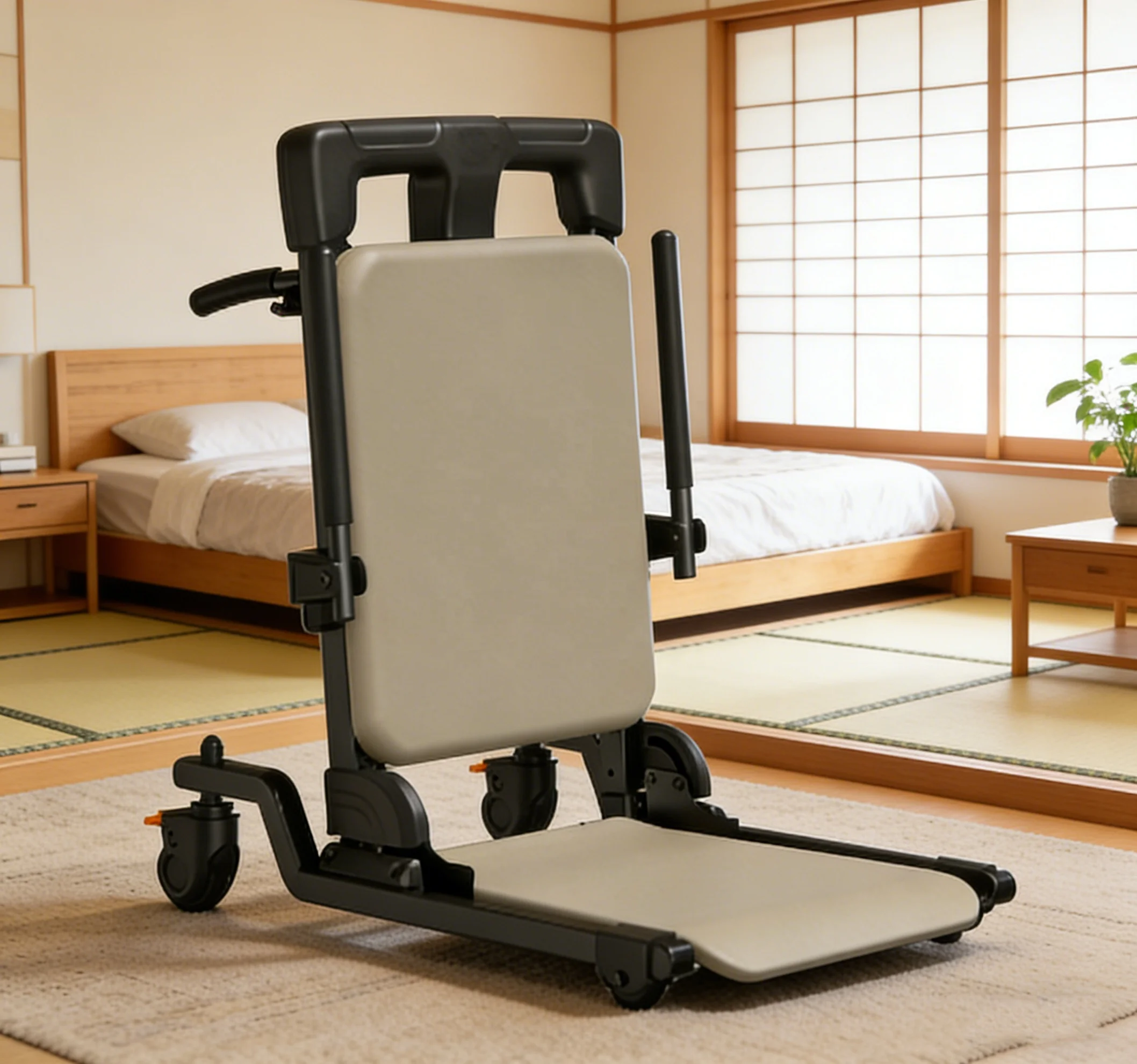 Mateside Electric Floor Lift Chair Patient Lift Chair Stand Assist Heavy Duty Portable Home Care Mobility Equipment