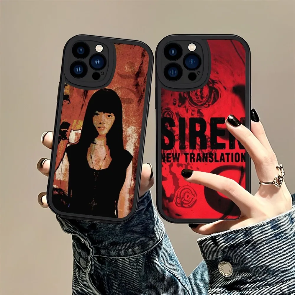 게임 S-사이렌 블러드 저주 휴대폰 케이스, 아이폰 11, 12, 13, 14, 15, X, XR 프로 맥스 플러스, 렌즈 보호 가죽 소프트 백 커버