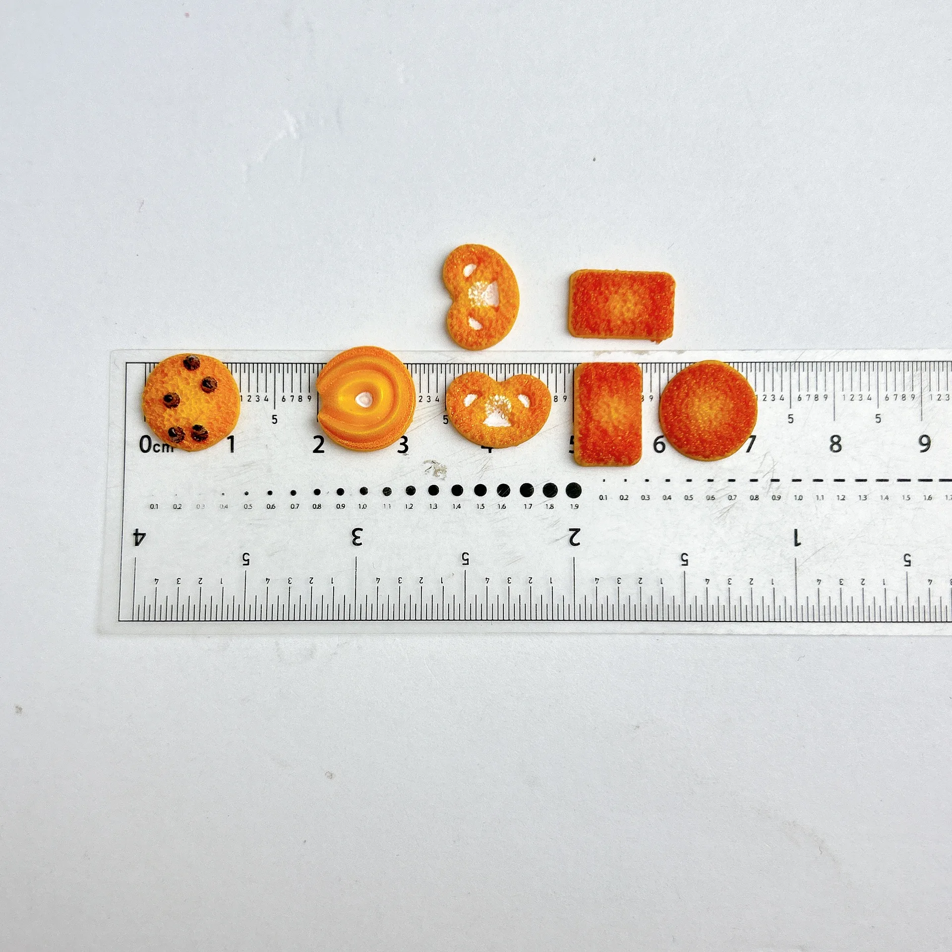 30PCS Mixed 3D Acrylic Chocolates Cookie Nail Art Biscuit Charms Kawaii Accessories Parts For Nails Decoration Supplies Material