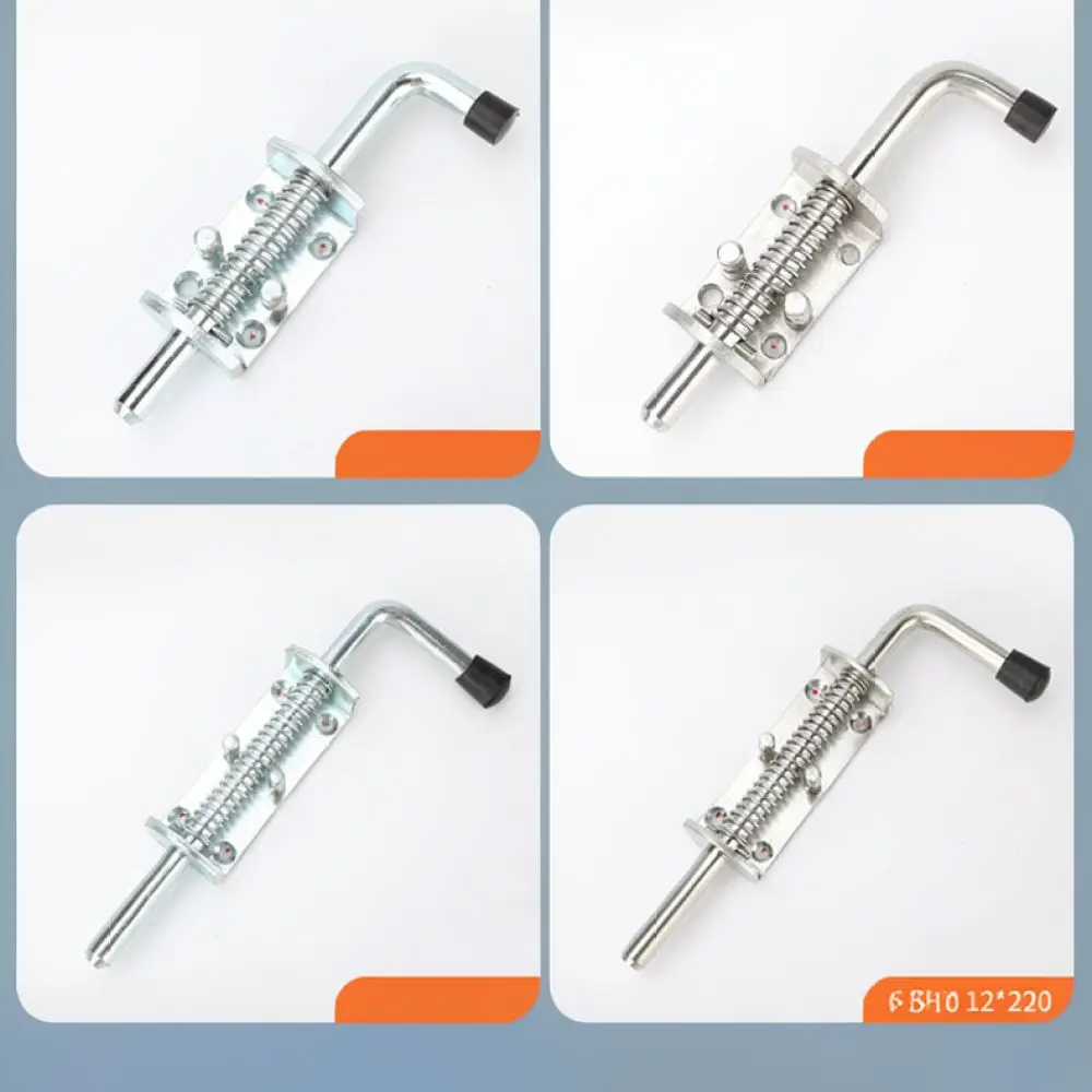 Strong Weldable Spring Loaded Latch Hinge Stainless Steel Bolt Pivot Lock For Gate Door Maintenance Accessory