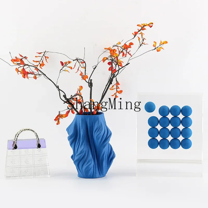 

CL light luxury handbag crystal ornament study bedroom entrance model room flower ware vase matching set