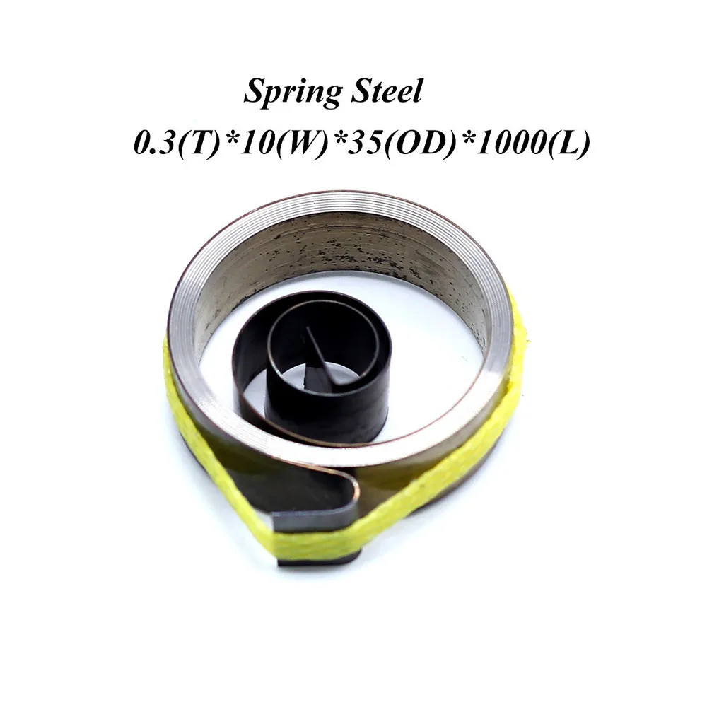 Custom wholesale thickness 0.3mm spring constant force spring flat coil spring