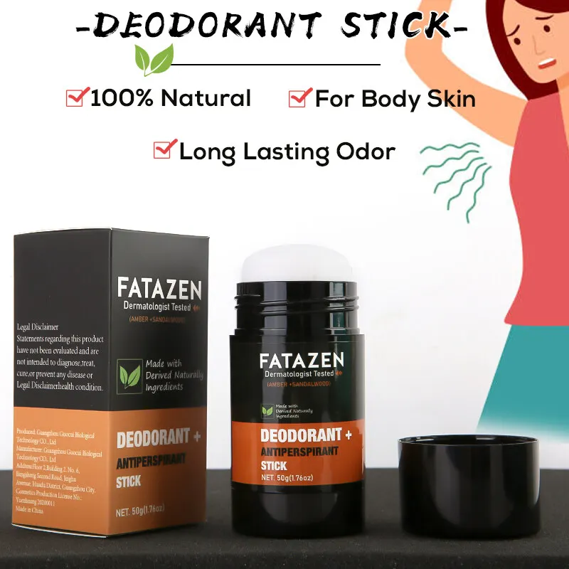 Großhandel Kräuter Deodorant Antitranspirant Stick Body Glide Natürliche vegane Sandale Bernstein Schweißgeruch Balsam Deodorant Stick