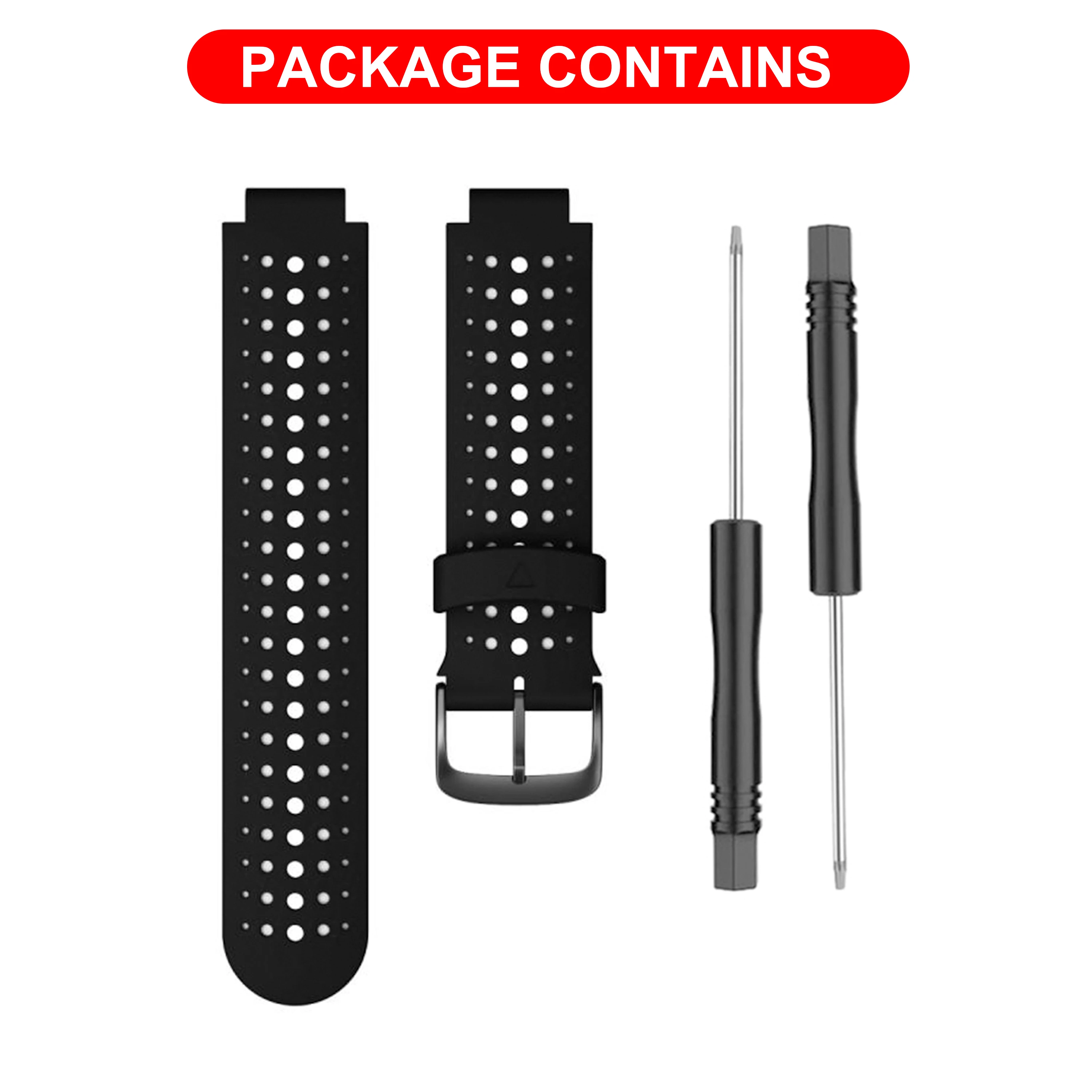 Silicone Strap for Garmin Forerunner 735XT 220 230 235 620 630 Sports Watch band Bracelet for Forerunner 235 Lite Approach S6