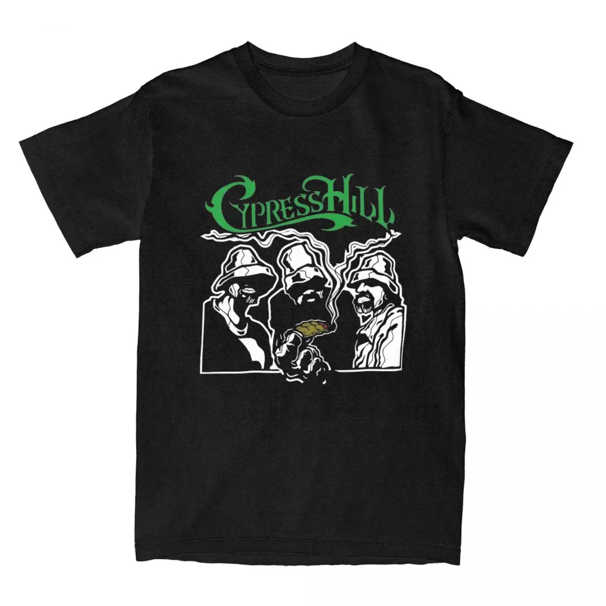 Men Women Hip Hop Cypress Hill Trio On Joint T-Shirts Accessories Vintage Cotton T Shirts Tee Clothing Birthday Present