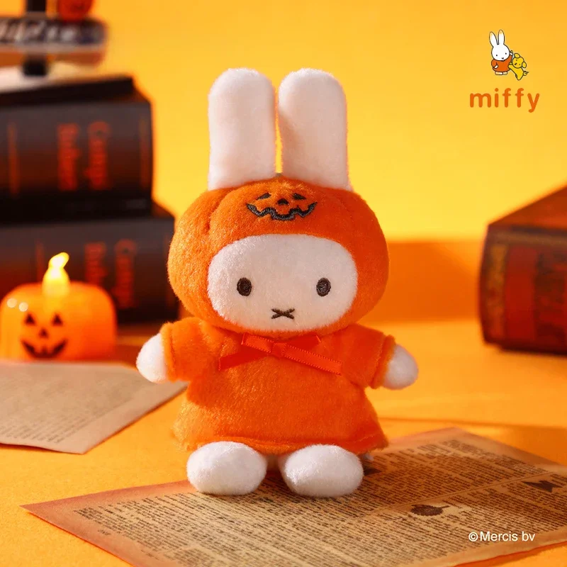 

Kawaii Miffy Plush Keychain Dress Up Series Fluffy Stuffed Toy Cartoon Plush Dolls Anime Accessories Cute Pendant Halloween Gift