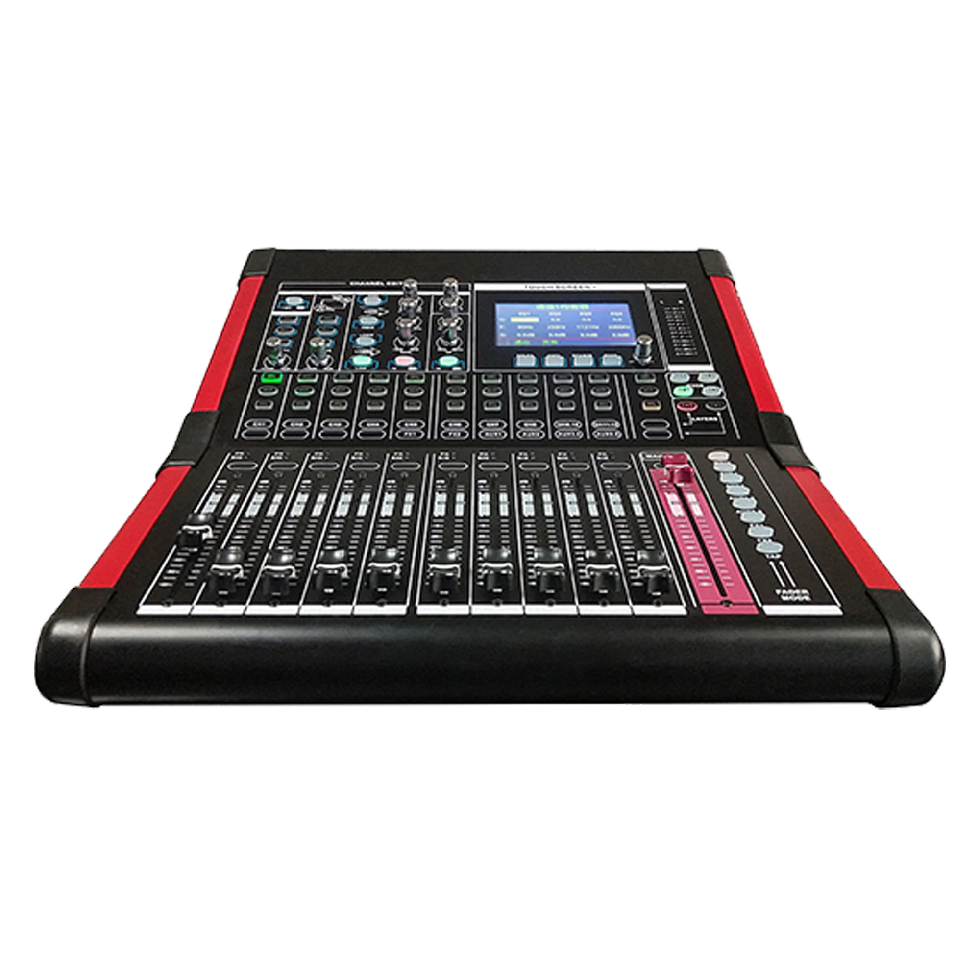 Imagem -02 - Mixer de Áudio Digital Profissional Ipad e pc Software Control Sound Card dj Audio Mixer 16 Channel Performance Audio Speaker Shennfull-d16