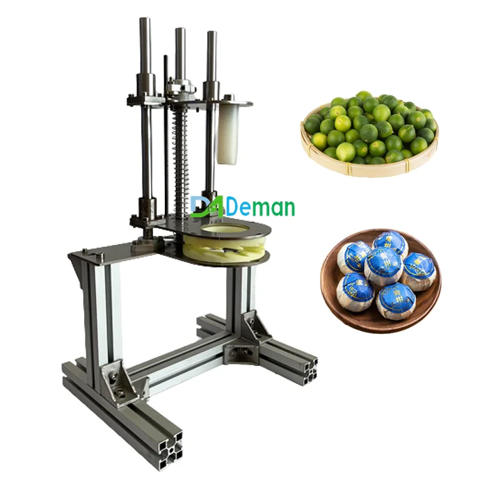 Manual Citrus Tea Pleated Paper Wrapper Packer Ball Shape Candy Pleated Wrapping Machine Lollipop Twist Packing Machine
