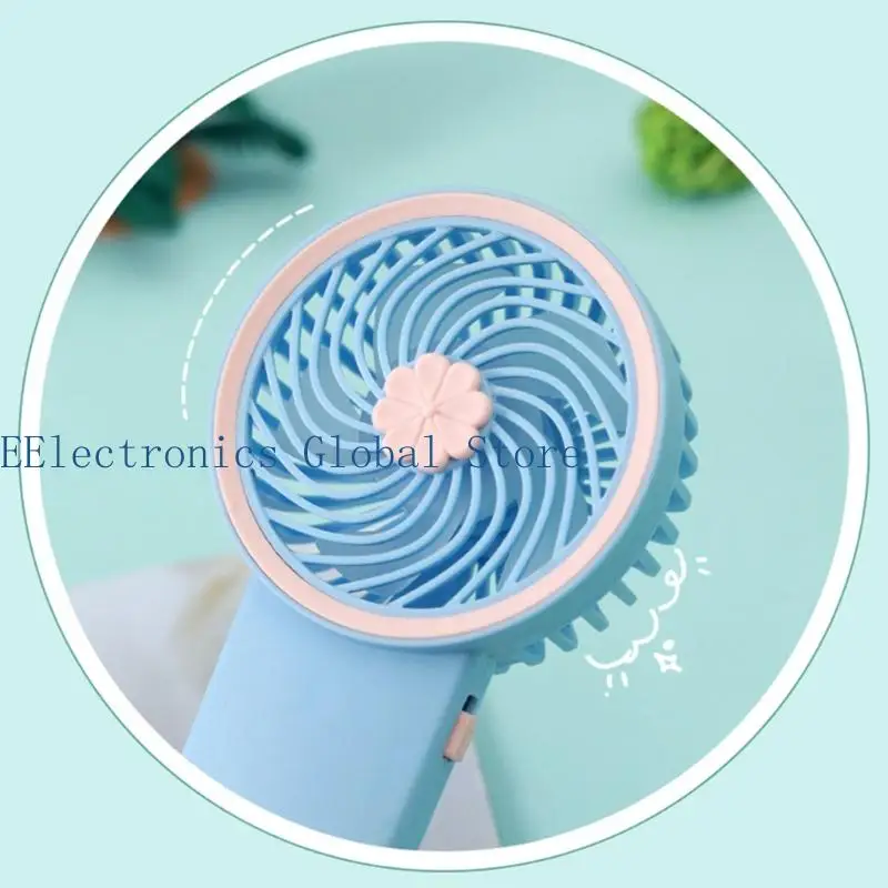 462B AM3 Battery Operated Powerful Handheld Fan Portable Small Lightweight Makeup Fan for Girl Women Adults Indoor Outdoor