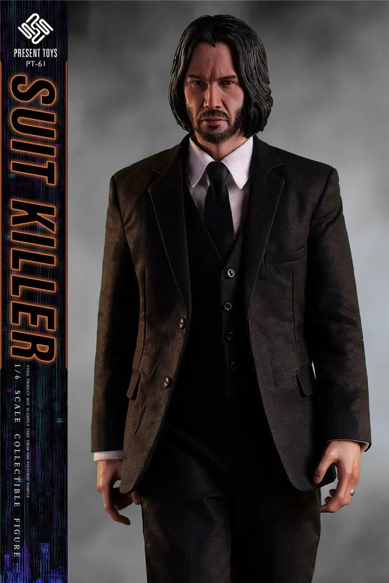 In Voorraad AANWEZIG SPEELGOED 1/6 PT-sp61 John Wick Suit Killer Action Figure Collectable Model Beeldje Verrassing Verjaardag Speelgoed Cadeau