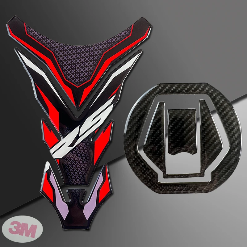 For Pulsar RS 200 NS 200RS Dominar 400 Carbon Fiber  Stickers  Motorcycle Fuel Tank Cover Pad  3D TankPad  Decals