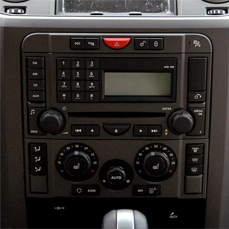 AC Air Volume Control Knob Cover For Center Console Audio For Land Rover Range Rover Sport L320 2005-2009 Accessories