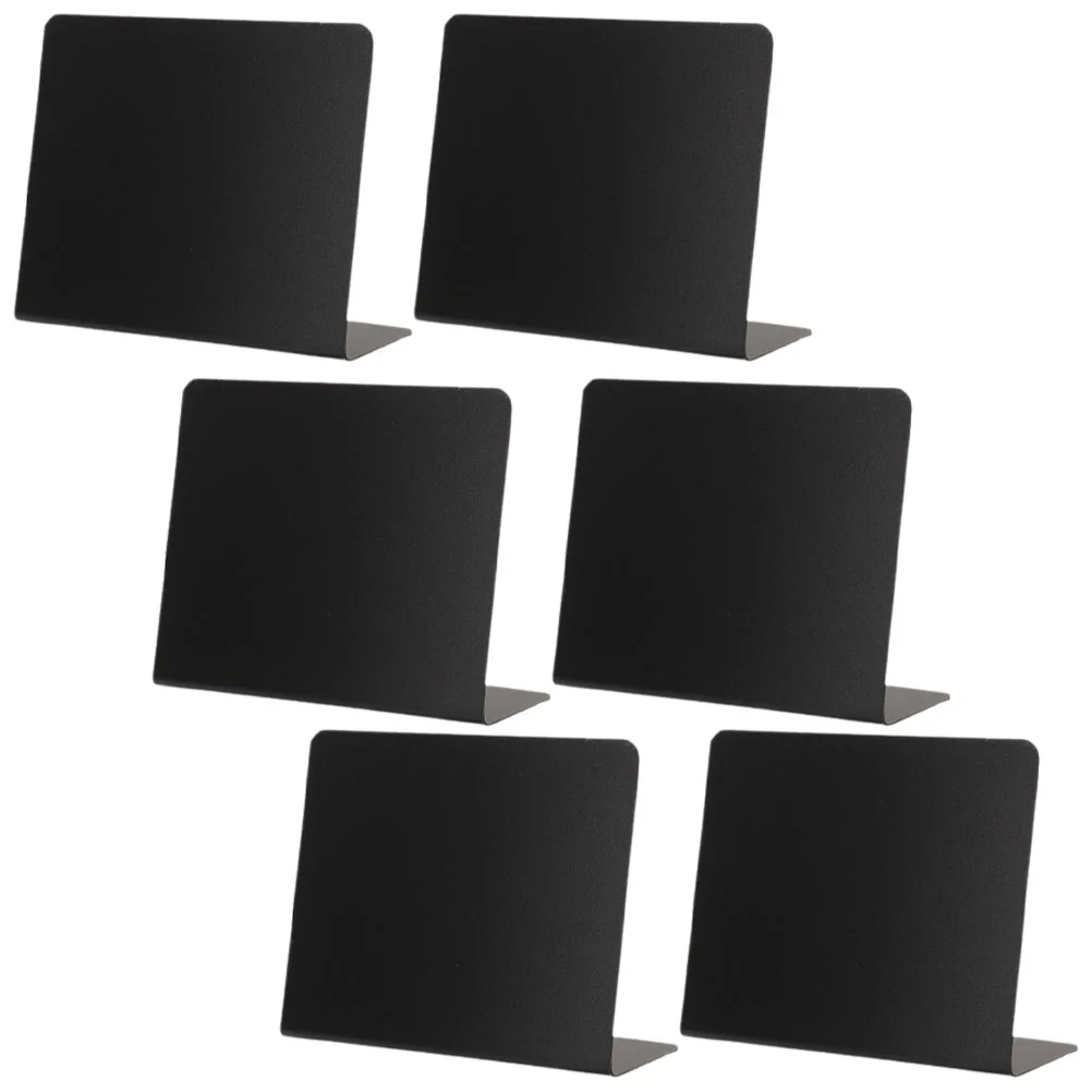 6 peças etiquetas de preço de quadro-negro placas de mensagens quadro-negro multifuncional escrita