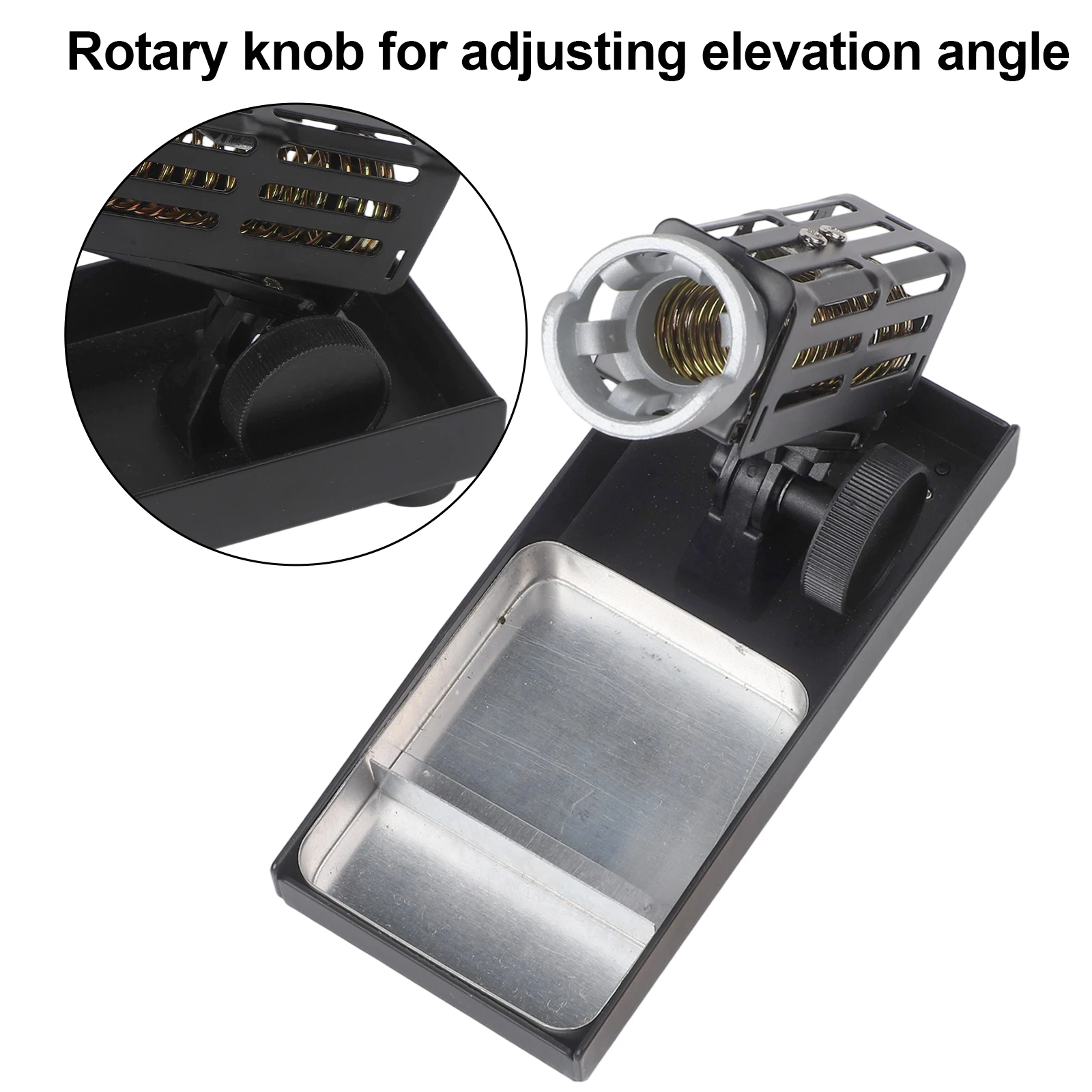 

Elevation Angle Stand 14.3 X 6.5 X 7 Cm Adjustable Soldering Stand Compatible With Soldering Machines Metal Construction