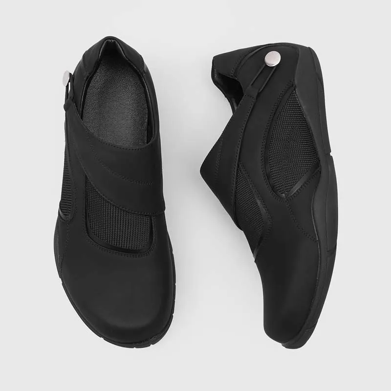 Spring New Men Minimalist Casual  with Breathable Lightweight Anti Slip Comfortable Single Shoes for Middle-aged Elderly People