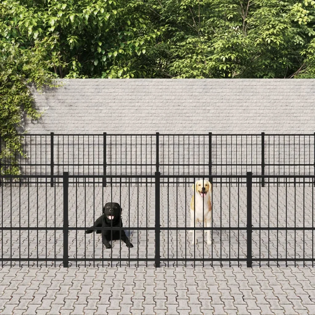 Outdoor Dog Kennel Steel Pc Exercise Fencing Dog Park Outdoor/Indoor Pet Safety Supplies isolation door
