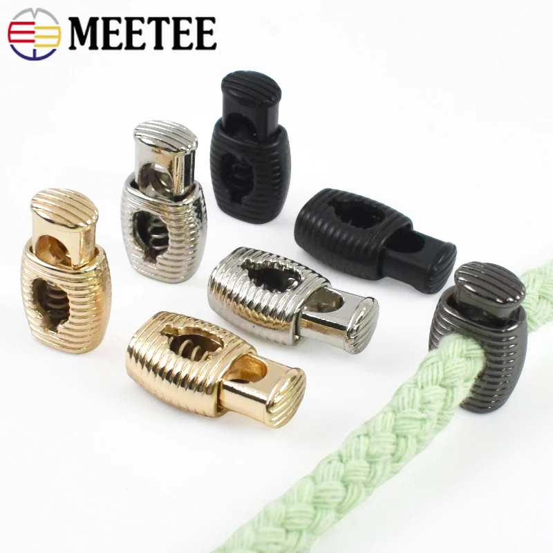 

20/30/50 шт. металлические стопоры для шнура/ремня с отверстием 5 мм, фиксаторы для сумок, одежды, поясов, кнопки-застежки, материалы для рукоделия