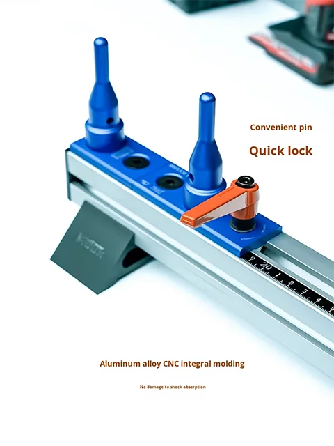 For KARLION Aluminum Alloy CNC Material OLIVER Fitment Rear Shock Absorber Length Measuring Motorcycle Repair Tool Blue