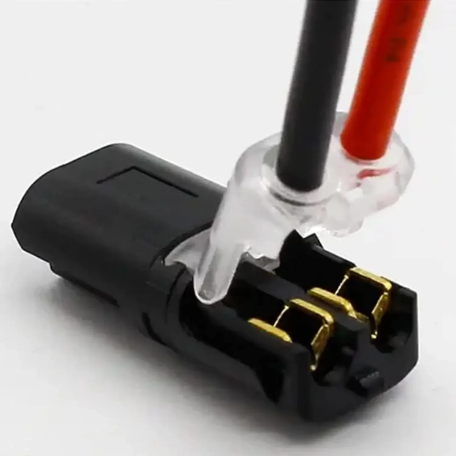 50/1Pcs Waterproof Fast Plug Double-Wire Plug-in Connector Car Electrical Cable Snap Connectors 2 Pin Way Strip Lights Terminal