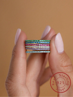 925 Sterling Silver Simple Classic Gorgeous 1.6MM Circle Ring For Women Engagement Wedding Luxury High Quality Fine Jewelry