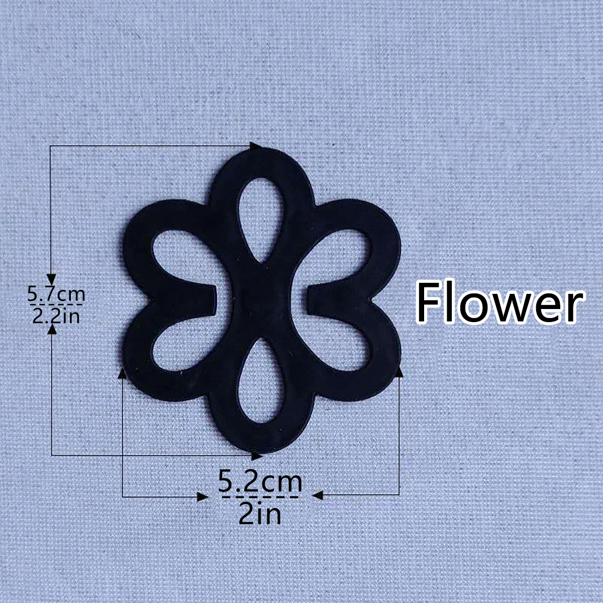 4-color flower shaped underwear anti slip buckle shoulder strap cross strap buckle