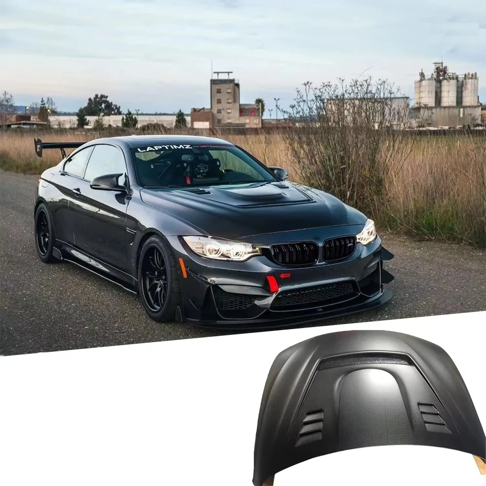 

For F80 F82 M3 M4 Modified Carbon Fiber Machine Cover TOP Style Hole Machine Cover Carbon Fiber Material Hood