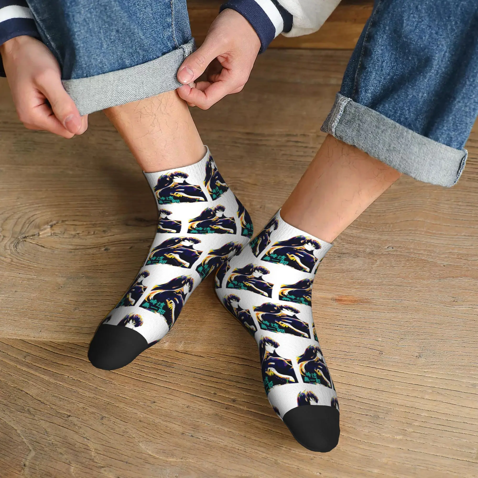 

Всесезонные носки Muichiro Tokito, Harajuku, высококачественные спортивные носки средней длины, мягкие модные чулки для мужчин и женщин, рождественские