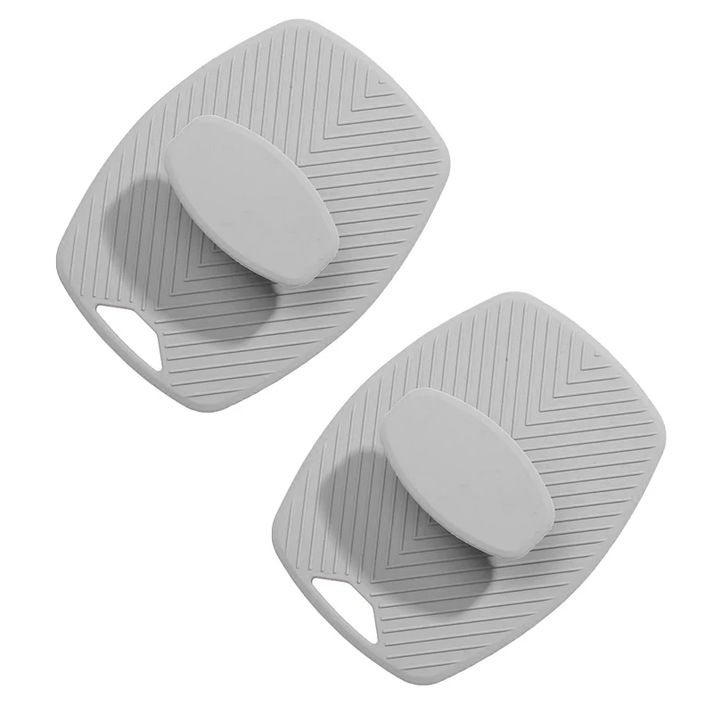 1-2PCS Soft Silicone Exfoliating Brush Cleanser Manual Body Cleansing Scrubber Shower Gentle Massage Bath Brush For Men