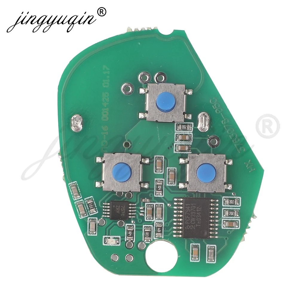 jingyuqin 10pcs 433Mhz ID46 Remote Key Electronic Circuit Board For Lada Granta Priora Vesta X-Ray XRay Sedan Sport Kalina PCB