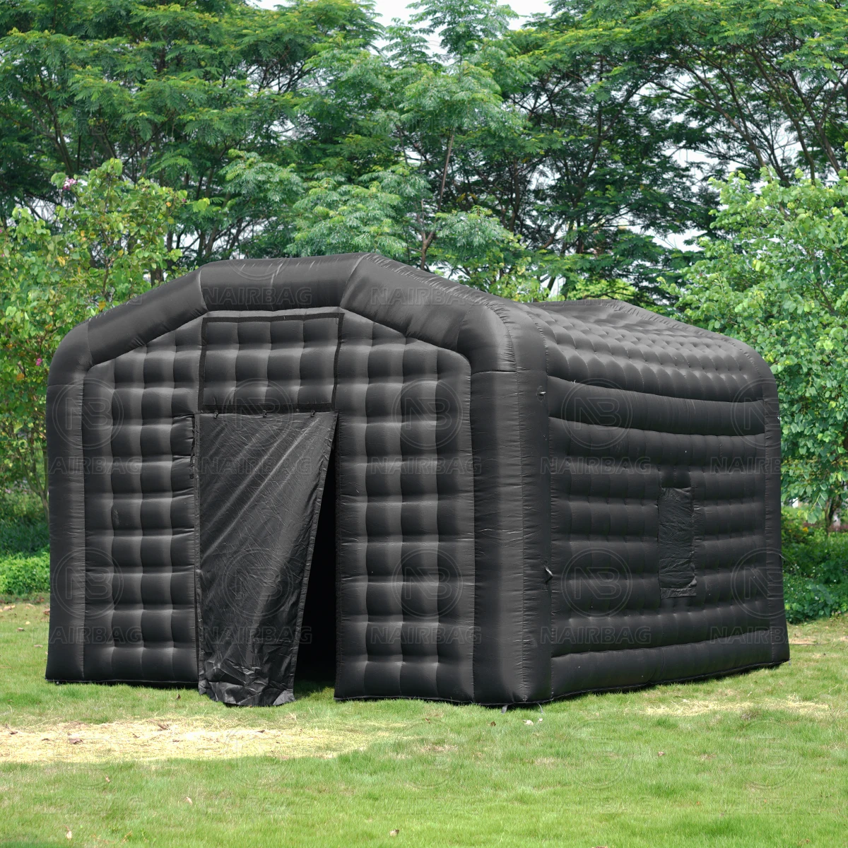 Tienda inflable portátil para discoteca, tela Oxford de 18x16x12 pies, patio al aire libre, tienda de fiesta inflable en cubo para niños y adultos a la venta