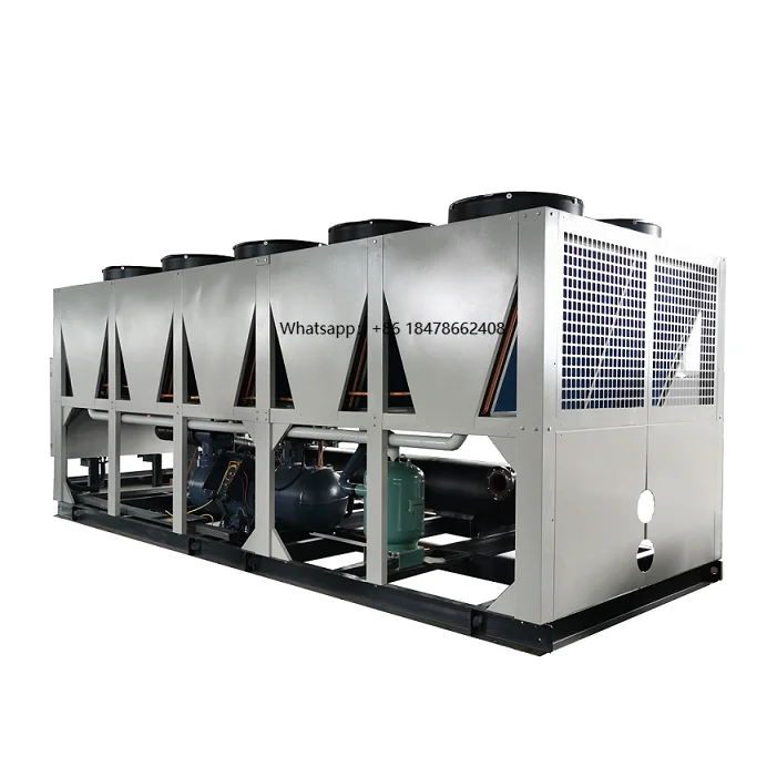 200kw 300kw 400kw High Quality Industrial Air Water Screw Chiller for Ice Skating Rink