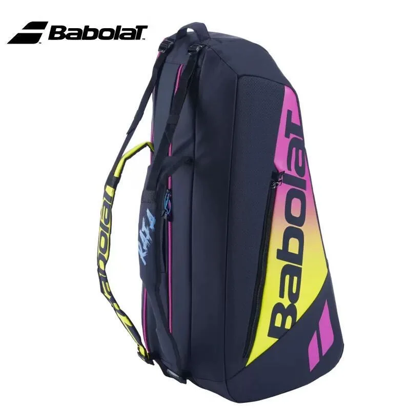 2023 Babolat Pure Aero Rafa Tennis Bag 6R 12R Large Capacity Adult Court Tennis Racket Backpack High Fashion Tenis Sport Bag