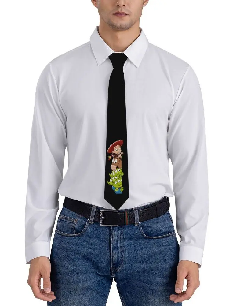 Cravate de mode personnalisée Toy Story pour hommes, costume pour hommes, aventure animée pour Thanksgiving