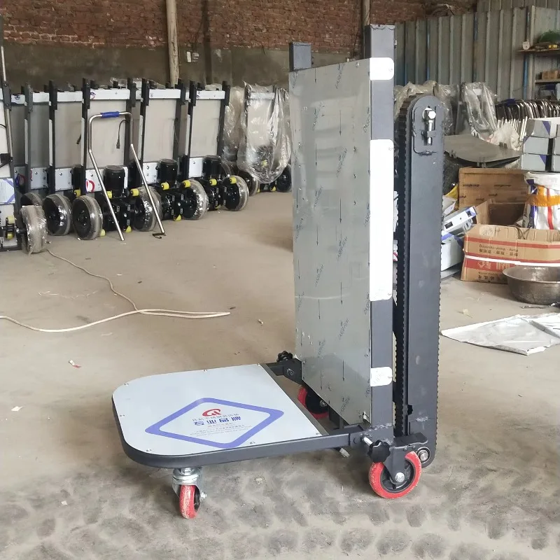 

Electric Manual Lifter Hand Truck Stair Climbing Crawler Powered Luggage Trolley Full Pallet Pallet Stairclimber Platform Tool