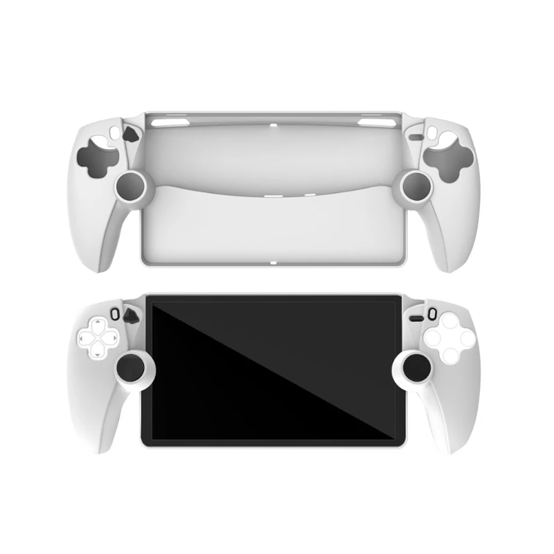 DXAB Full Protective Silicone Case for Console Remote Play Console Antiscratch Soft Skin Cover Gaming Controller Accessories