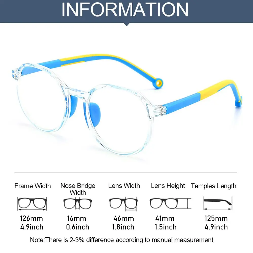 Ultralight TR90 Frame Computer Glasses for Kids Boys Girls Anti-blue Light Glasses Children Comfortable Eye Protection Eyewear images - 6