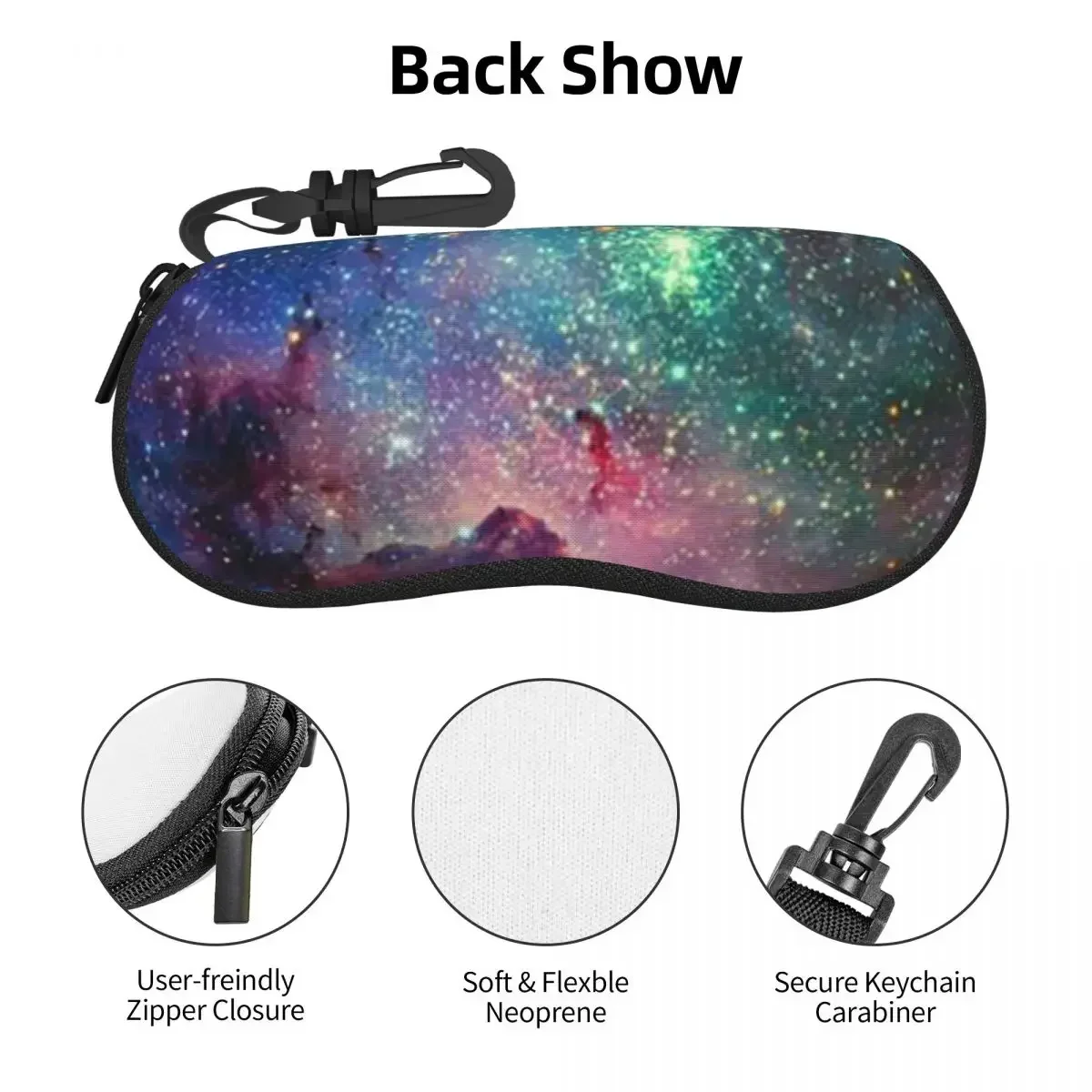 جالاكسي 1 شل نظارات حالة حامي النظارات الشمسية مربع النساء الرجال لينة النظارات حقيبة الحقيبة