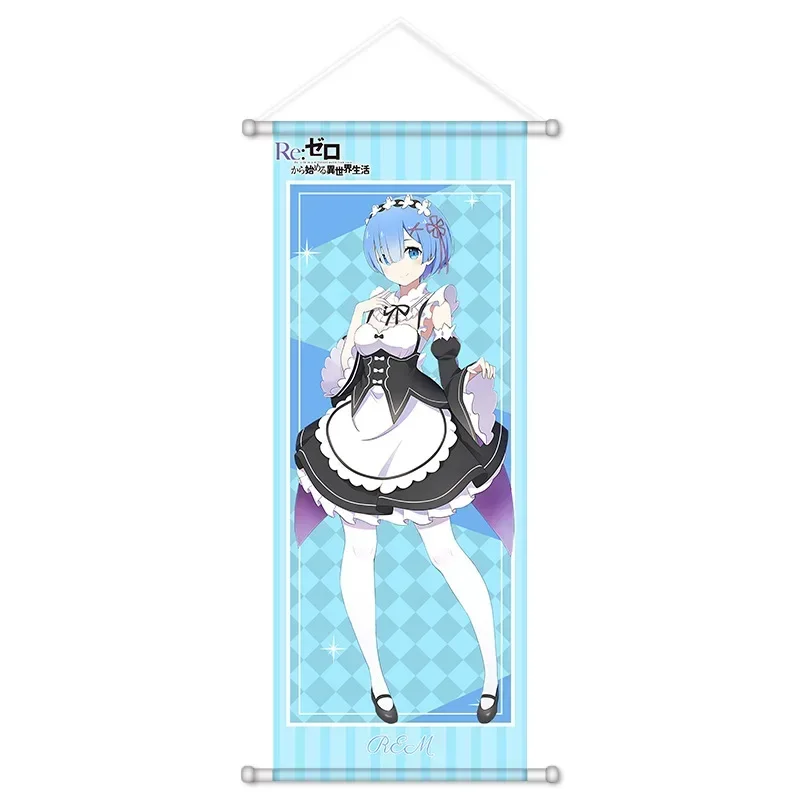 Anime Re:Life in A Different World From Zero Rem Ram Emilia Beatrice Posters Canvas Wall Art Pictures Decor Birthday Gift view 4