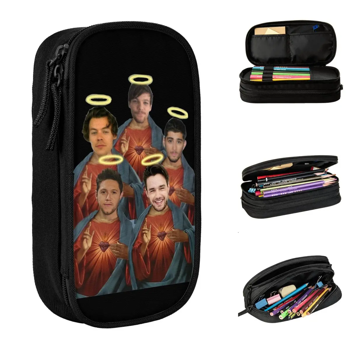 Niall Horan Ones Music And Directions Saints Niall Horan Pencil Case Creative Pen Box Bag Girl Boy Big Capacity Gift Pencilcases