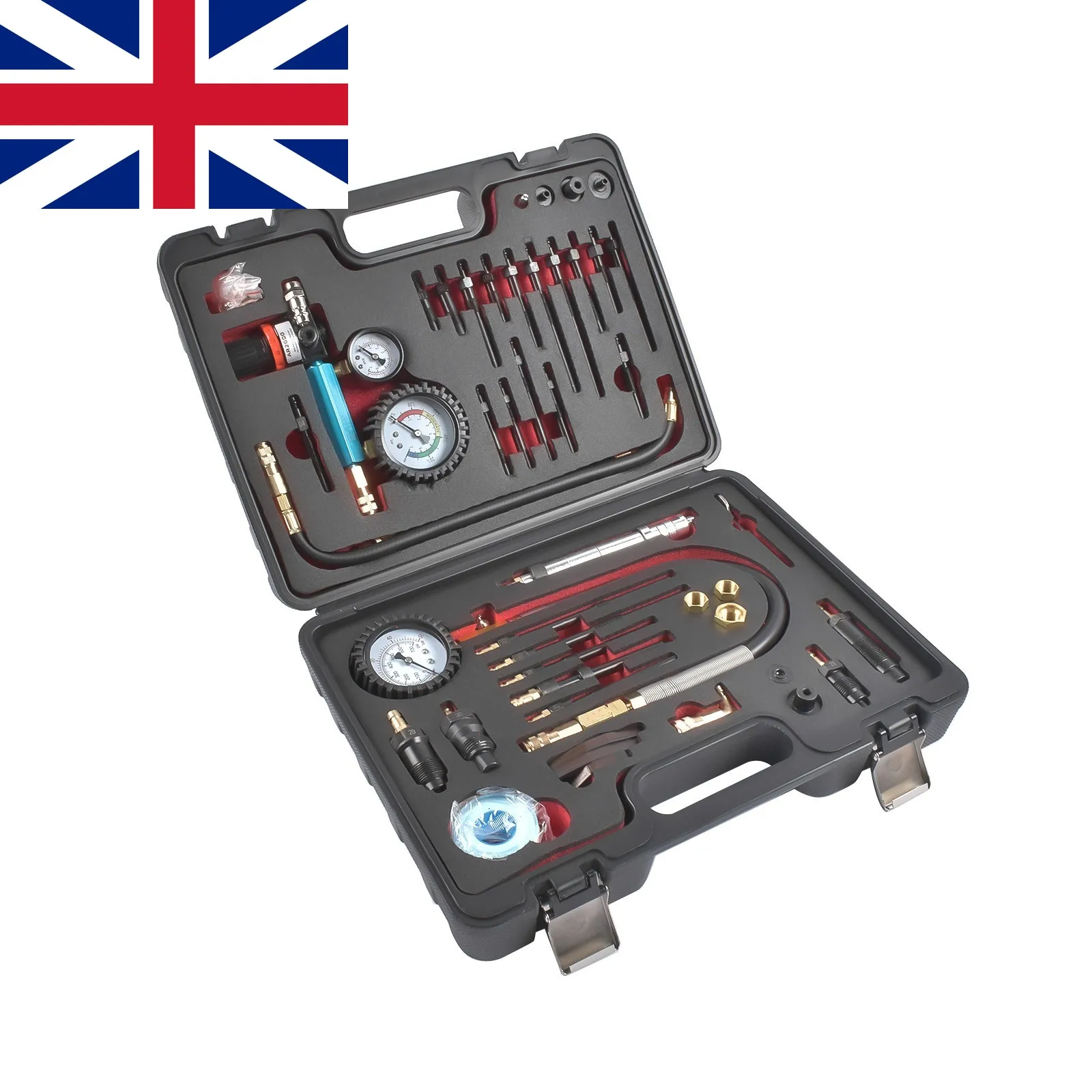 AP03 46 x Petrol & Diesel Engine Compression Tester with Dual Gauge 50 bar (725 PSI)